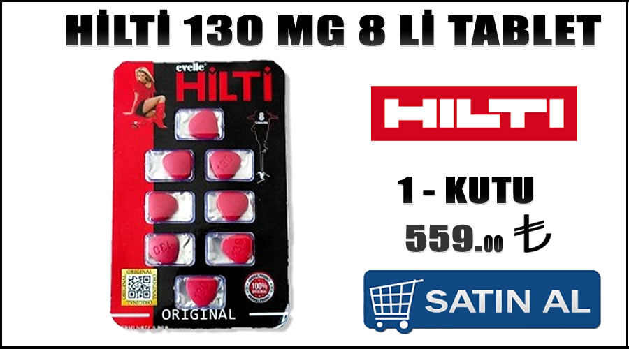Hilti 130 mg 8 li tablet Cinsel ürün fiyat karşılaştırma