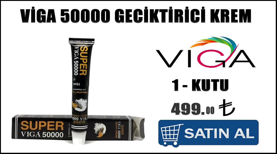 Viga 50000 geciktirici krem Erken boşalma tedavisi