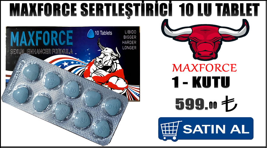 Maxforce sertleştirici 10 lu tablet performans ilaçları eczane