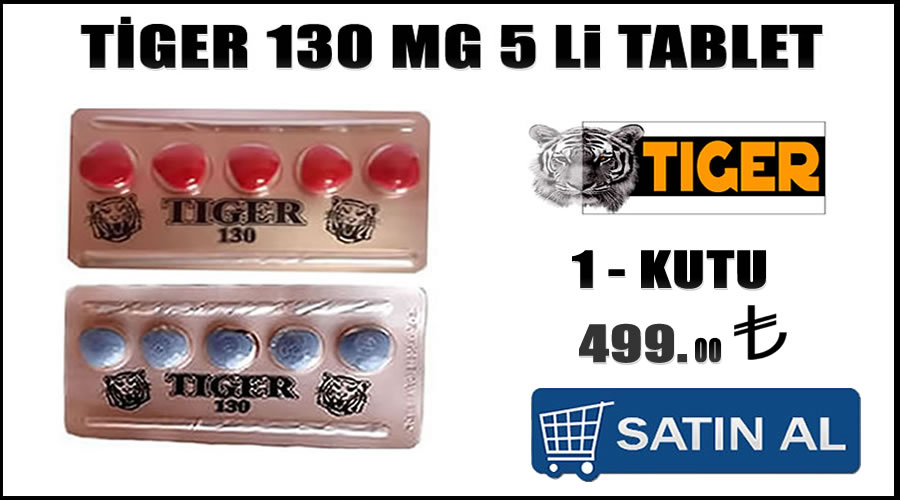 Tiger 130 mg 5 li tablet eczane güç artırıcı