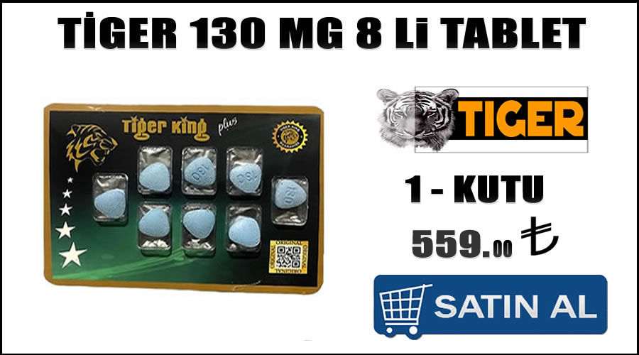 Tiger 130 mg 8 li tablet online satış