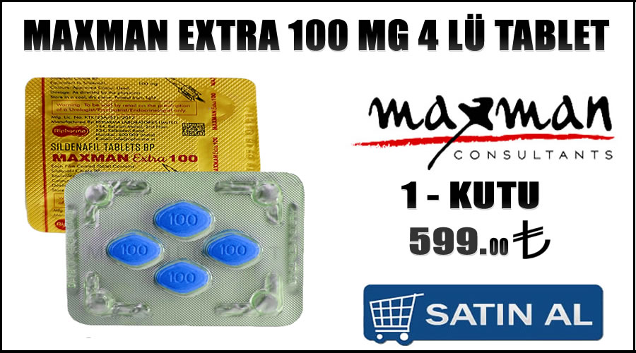 Maxman extra 100mg 4 lü tablet kullanıcı yorumları