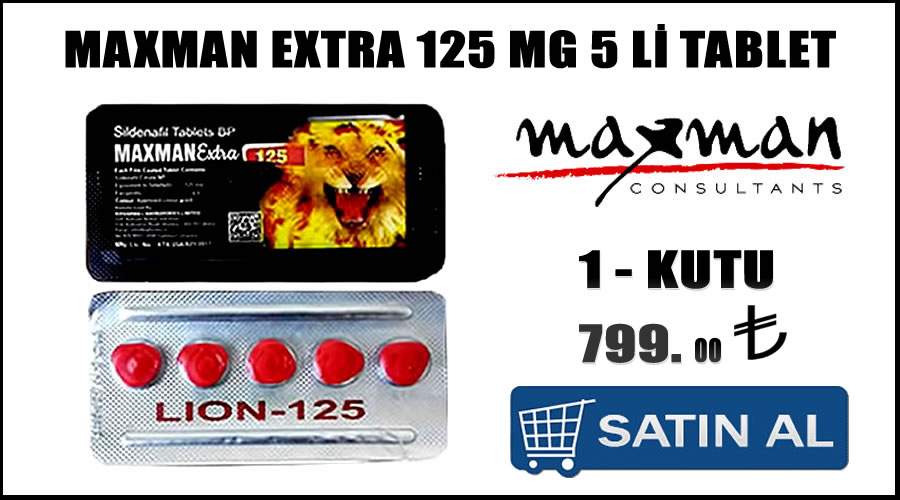 Maxman 125 mg hap siparişi eczane fiyatı garantisi