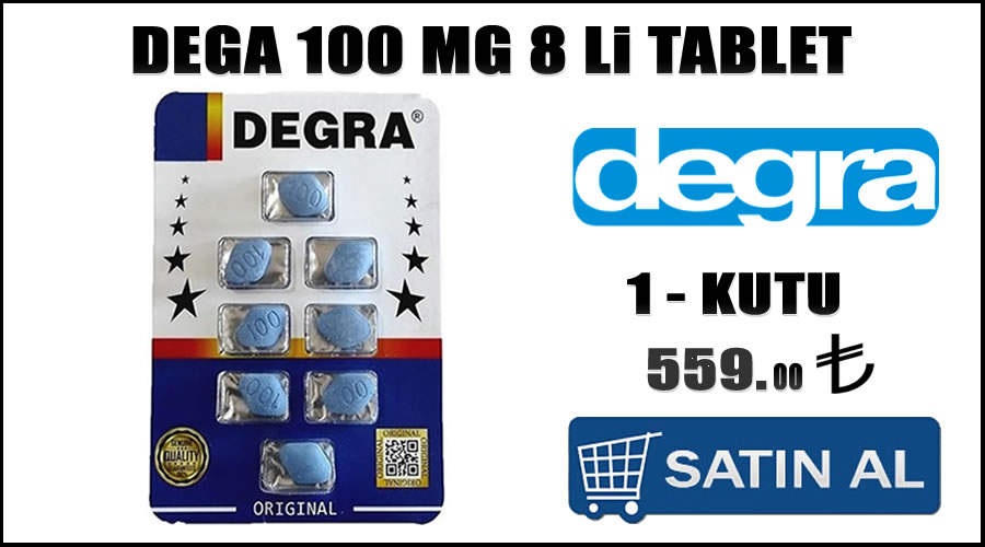 Degra 100 mg 8 li tablet Cinsel sağlık tabletleri fiyat