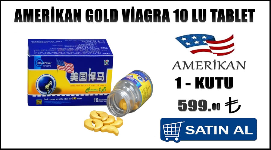 Amerikan gold viagra performans 10 lu tablet