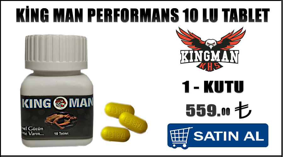 King man performans 10 lu tablet Sertleşme ilaçları eczane